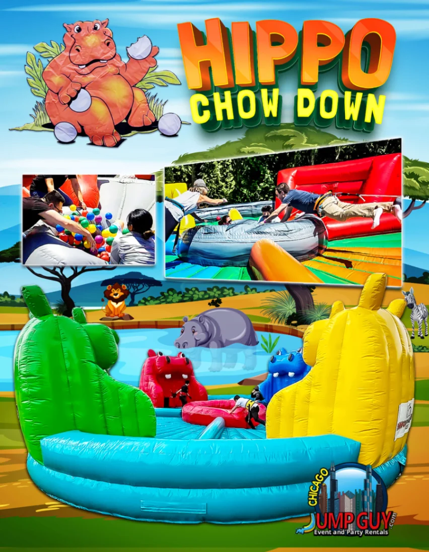 Hippo Chow Down Game rental for Des Plaines IL events in ZIP codes 60016 and 60018