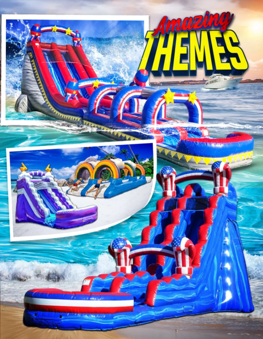 Water Slides rental for Des Plaines IL events in ZIP codes 60016 and 60018