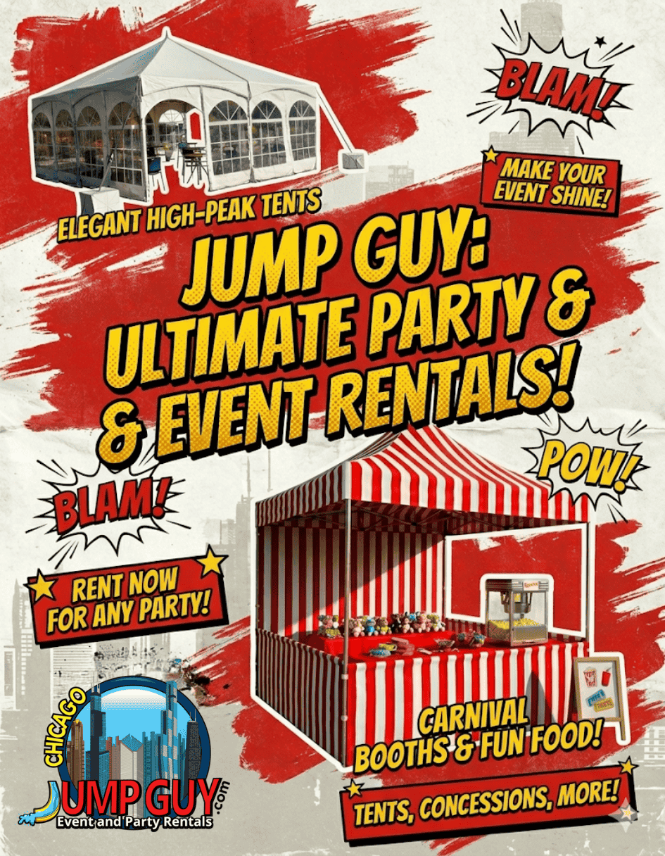 Tent rental for Des Plaines IL events in ZIP codes 60016 and 60018