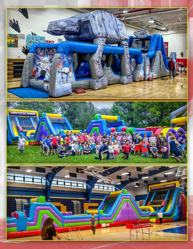 Inflatable Obstacle Course rental for Des Plaines IL events in ZIP codes 60016 and 60018