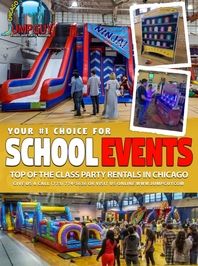 School Events rental for Des Plaines IL events in ZIP codes 60016 and 60018