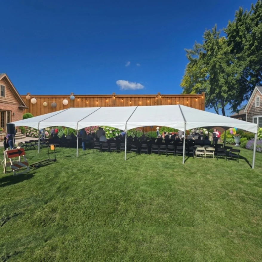 Large Format Event Tent District rental for Des Plaines IL events in ZIP codes 60016 and 60018